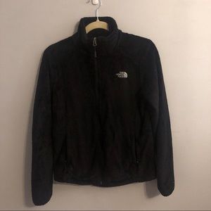 Fuzzy Northface Black Jacket